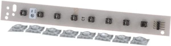 🛠️ Elektronický modul, včetně 8 tlačítek odsavačů par Bosch Siemens (00484156)