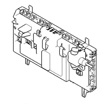 🔌 Naprogramovaný výkonový modul k sušičce prádla Bosch Siemens (BSH00634283)