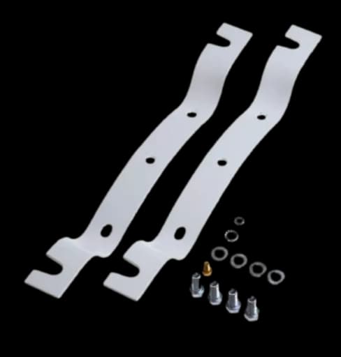 🔩 Sada závěsů Dražice vysoké 2 kusy 450×70 mm – 102000702