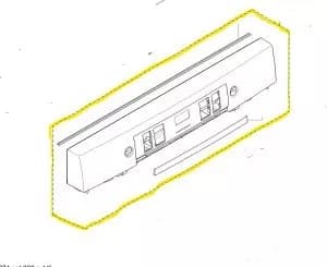 🛠️ Ovládací panel do myčky nádobí Bosch Siemens (11020058)