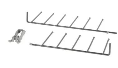 🔩 Sklopné trny horního koše k myčce nádobí Bosch/Siemens (12004142, 00652040)