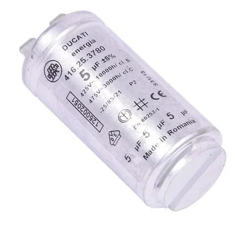 🛠️ Rozběhový kondenzátor k sušičce prádla 5uF – Electrolux 1250020516