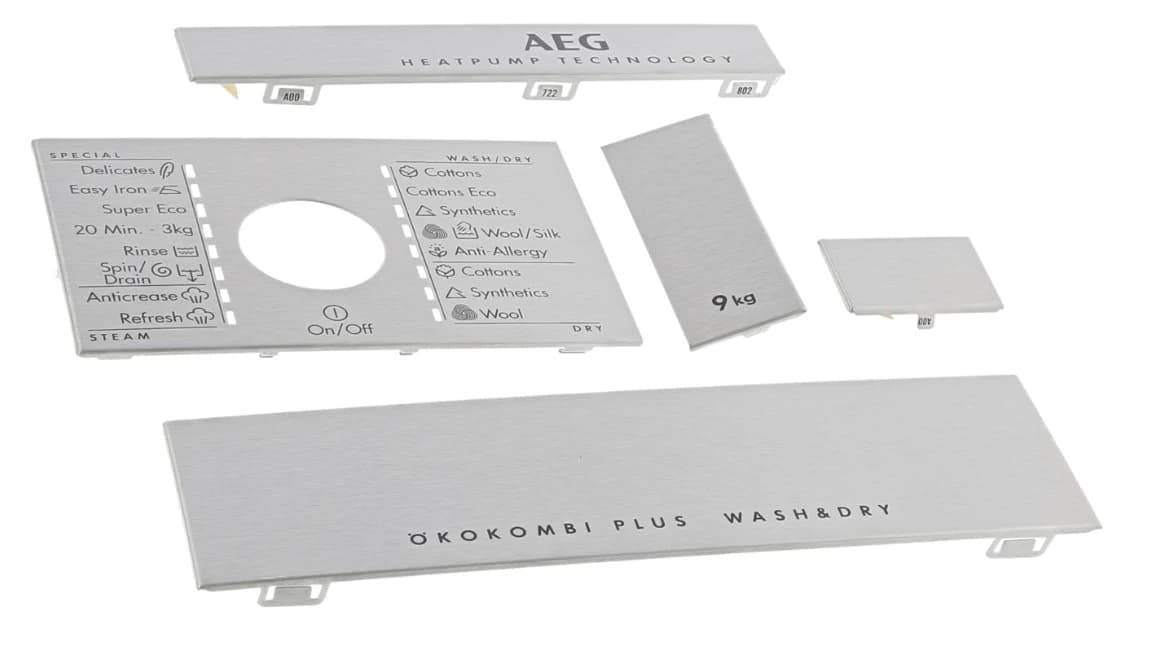 🧩 Vložka ovládací panel k pračce AEG Electrolux Zanussi (140007228012)