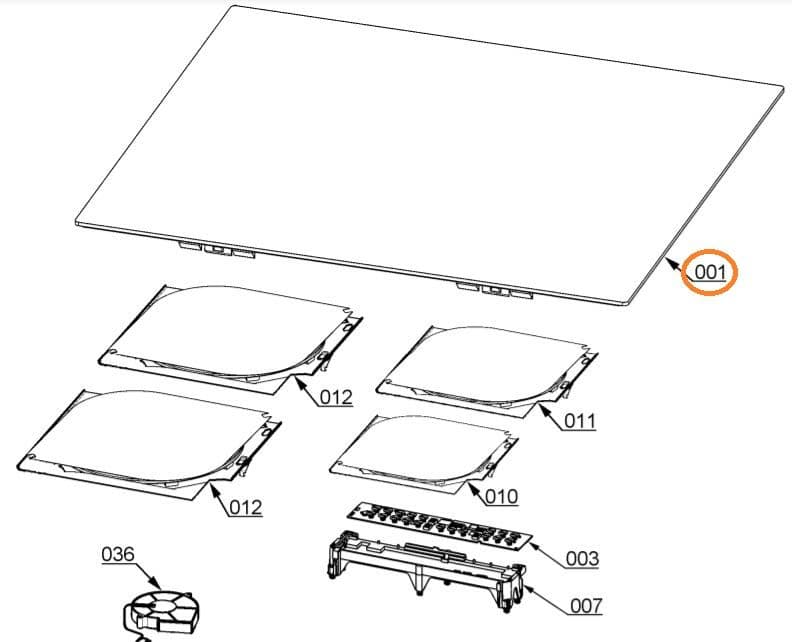 🛠️ Sklo sklokeramických varných desek AEG Electrolux Zanussi (140046231019)