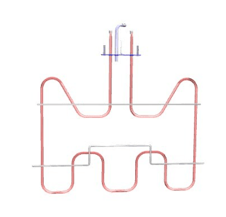 🔥 Vrchní topné těleso do trouby AEG Electrolux Zanussi (140048298016)