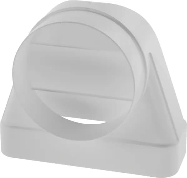 🛠️ Redukce ventilačního potrubí, přechod DN kulatý 125 / plochý 150, 90° Bosch Siemens (17006052)