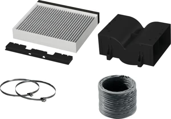 🔄 Montážní sada pro provoz s cirkulací vzduchu k odsavači par Bosch Siemens (17006792, 17002190, 00707133)