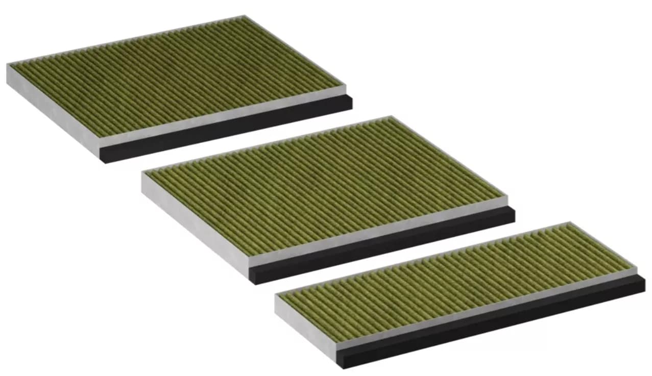 🛡️ Sada 3 ks CleanAir Plus uhlíkové filtry do odsavače par Bosch Siemens (DWZ1BK1B6, 17008032)