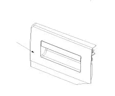 🧺 Čelo násypky pracích prostředků do praček Beko Blomberg – 1912644054