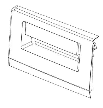 🧺 Čelo násypky pracích prostředků do praček Beko Blomberg – 1912644069