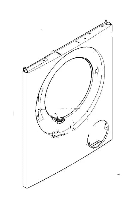 🛠️ Přední díl pláště k pračce 20008203 Bosch/Siemens