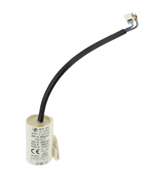 🔌 Rozběhový kondenzátor 3µF do chladniček AEG Electrolux Zanussi (2425752132)