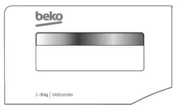 🛠️ Čelo násypky pracích prostředků Beko Blomberg 2449809229