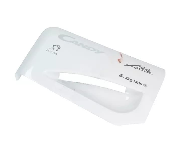 🧺 Čelo násypky pracích prostředků 190x125mm do praček Candy Hoover (45319450)