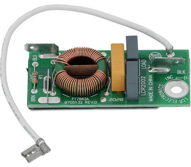 Odrušovací filter RFI na doske 68x31 mm do kuchynského robota KitchenAid