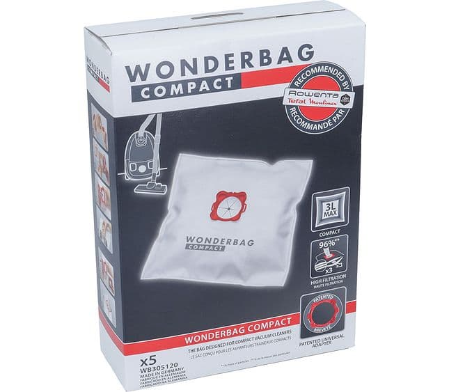 Vrecká do vysávača Rowenta Wonderbag Compact WB305120 (5 ks)