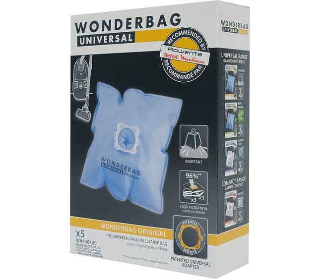 Vrecká do vysávača Rowenta Wonderbag WB406120 (5 ks)