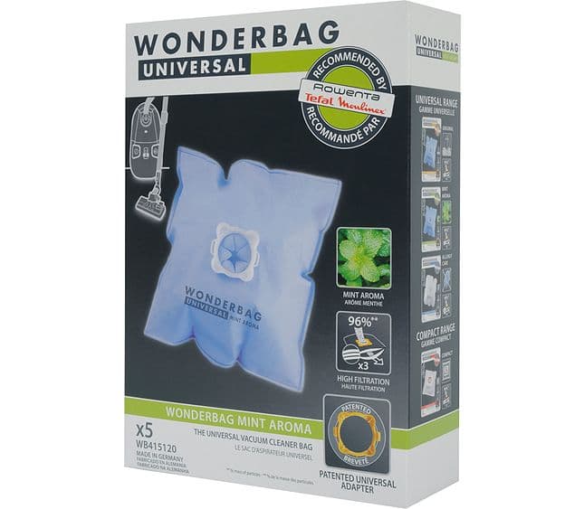 Vrecká do vysávača Rowenta Wonderbag s mätovou vôňou WB415120