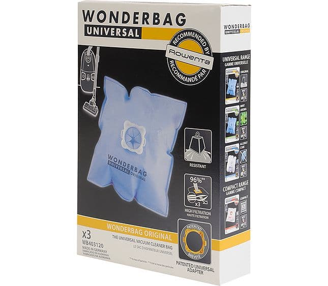 Vrecká do vysávača Rowenta Wonderbag WB403120 (3 ks)