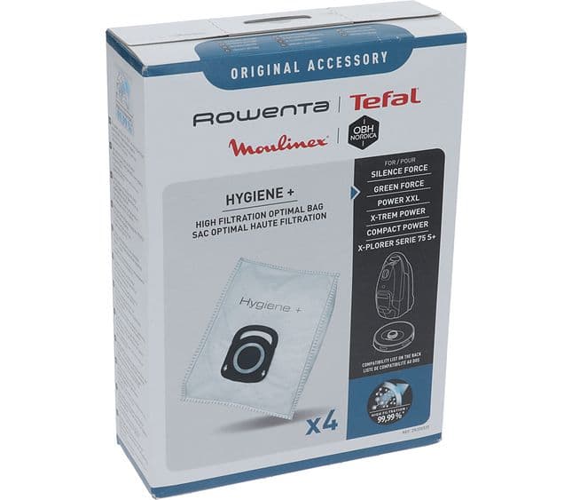 Vrecká do vysávača Rowenta Hygiene+ ZR200520 (4 ks)