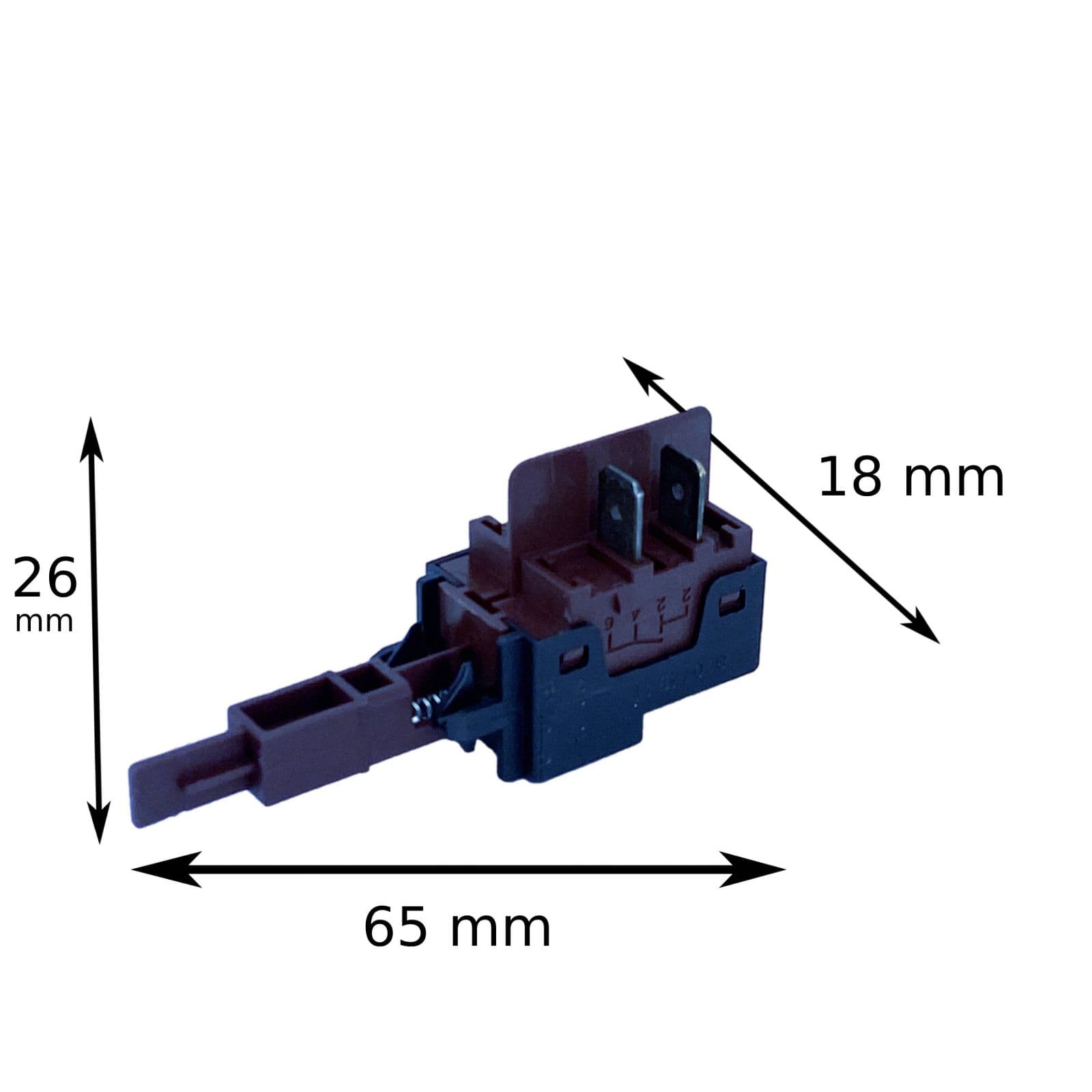 🔌 Jednopólový spínač do praček Candy Hoover – 80044944