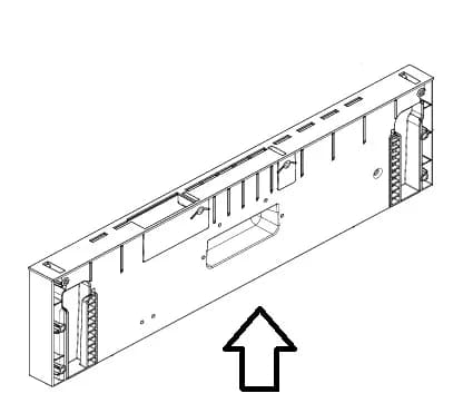 🖲️ Ovládací panel 440mm / 44cm do myček nádobí AEG Electrolux Zanussi (8581902250902)