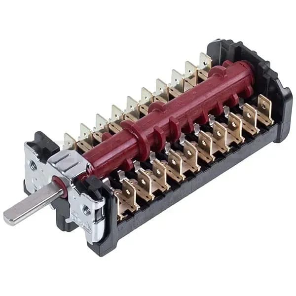 🔌 Přepínač do trouby 871103K – 7 pozic, 23 mm hřídel, 150 °C