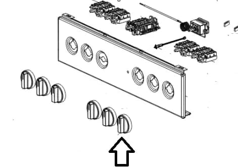 ⚙️ Ovládací knoflík do sporáku Gorenje Mora 923507