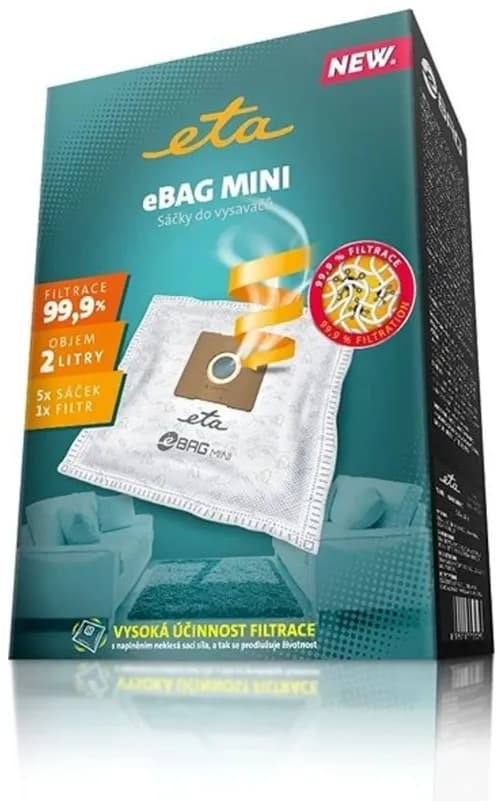 🧹 960068030 SÁČKY DO VYSAVAČE sada 5 ks – originální náhradní díl pro vysavače Eta