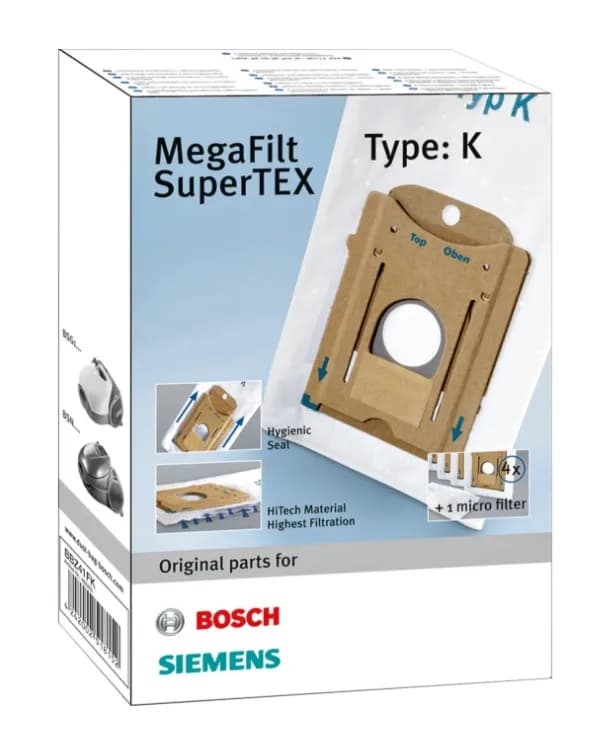 🧹 BBZ41FK Sáčky do vysavače BOSCH (4242002518152)