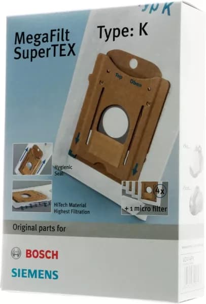 🧹 BBZ41FK Sada sáčků a mikrofiltru pro vysavače BSH (00468265)