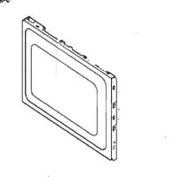 🚪 Kompletní dveře do mikrovlnné trouby Whirlpool Indesit – C00269367 (482000086402)
