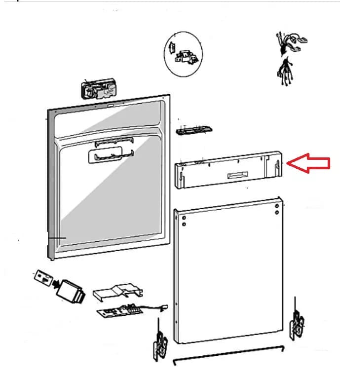 🦾 Ovládací panel myček nádobí Whirlpool Indesit – C00345344