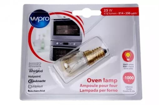💡 Žárovka do trouby Whirlpool Indesit C00863215 E14 25W – originální díl