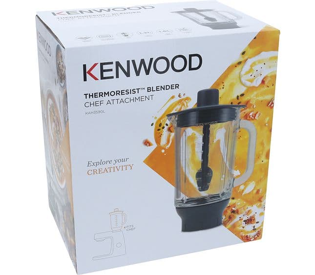 Sklenená nádoba s vekom do mixéra Kenwood AW22000005