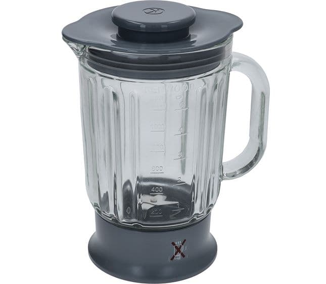 Sklenená nádoba mixéra 1,2 l sivá do kuchynského robota Kenwood KHH326WH