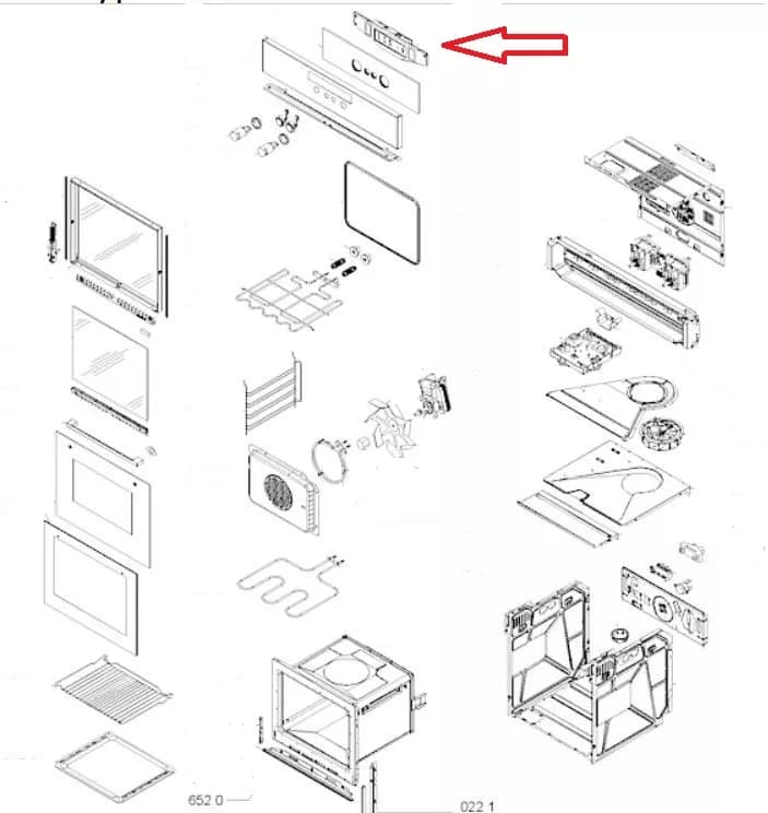 🖥️ LCD displej sporáků Whirlpool Indesit Bauknecht (481213038759)