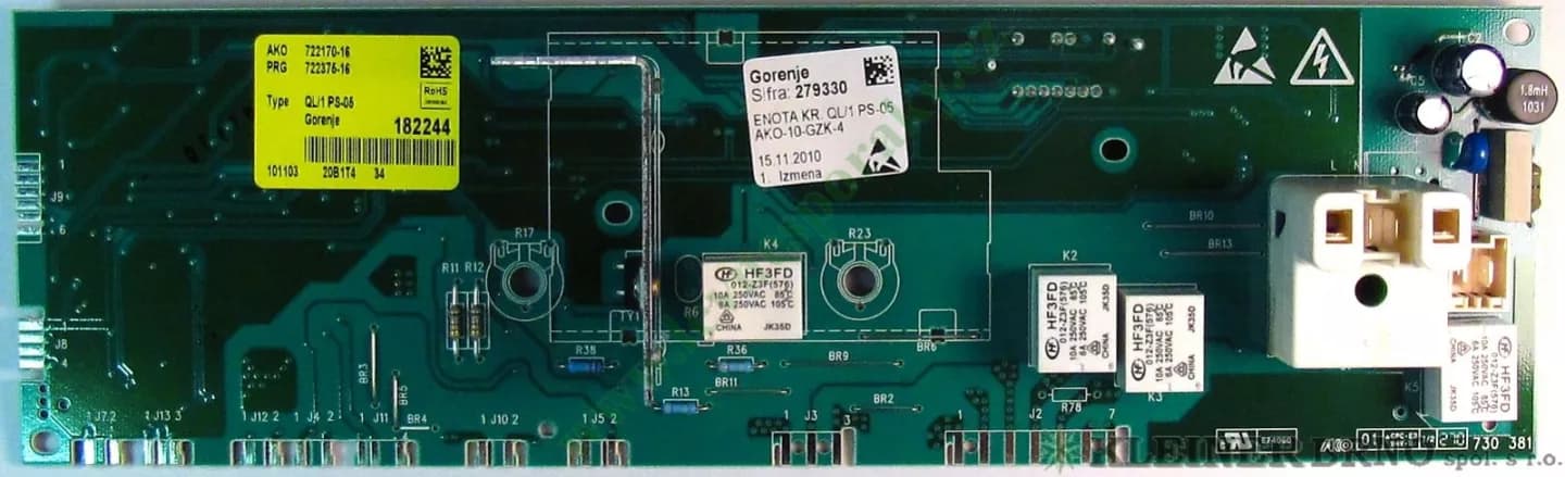 💡 Originální elektronický modul Gorenje Mora (279330) k pračkám – včetně software