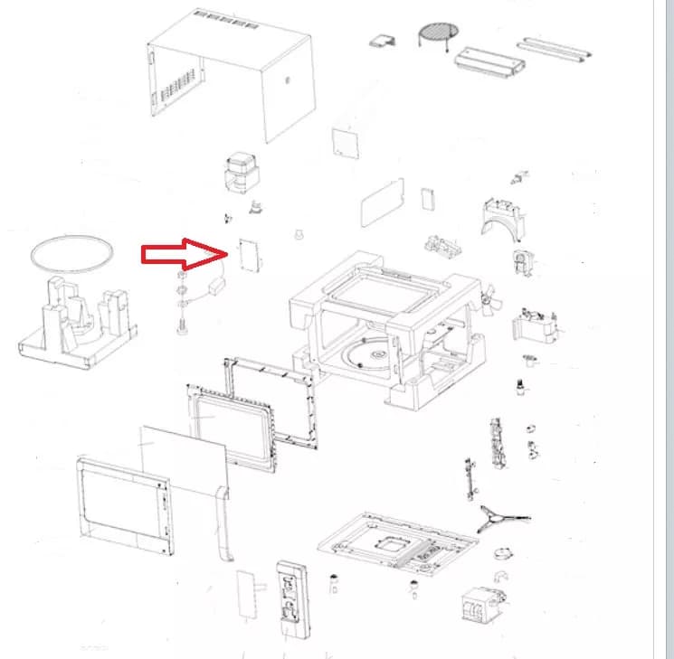 🔌 Elektronika k mikrovlnné troubě Whirlpool Indesit – 482000012211