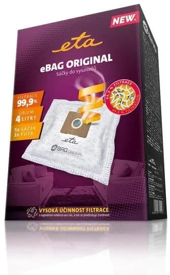 🛒 Sáčky do vysavače ETA eBag Original Eta (ETA960068000)