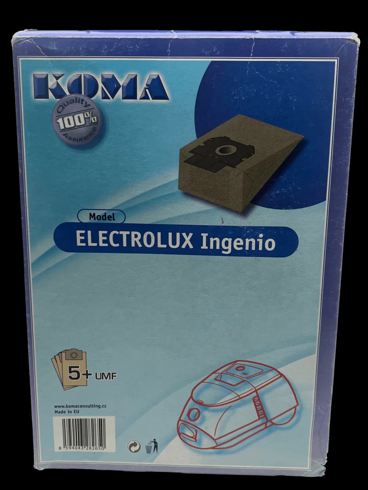 🧹 Sáčky do vysavače Electrolux Ingenio papírové KOMA EX05P (8594043282650)