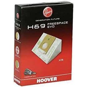 🧹 H69 SÁČKY k vysavači HOOVER – papírové sáčky určené k vysavači FREESPACE EVO (EAN: 8016361818606)