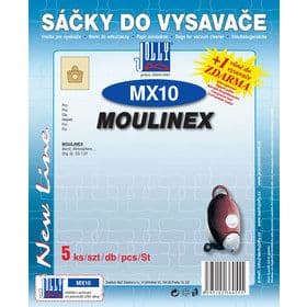 🧹 MX 10 SÁČEK DO VYSAVAČE JOLLY – Náhradní sáček pro vysavače Moulinex Atmosphere