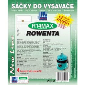 🧹 SÁČEK DO VYSAVAČE JOLLY R 14 MAX – vhodný pro Rowenta, Bully, RU 100, RB, RD