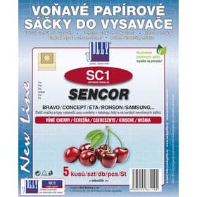 🧹 SC1 VYS. SÁČKY TŘEŠEŇ JOLLY – Voňavé papírové sáčky do vysavače