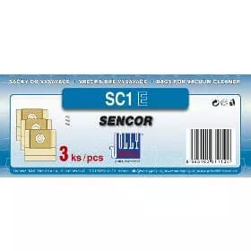 🧹 Sáčky k vysavači SC 1 E SENCOR 3KS EKONOMICKÉ JOLLY