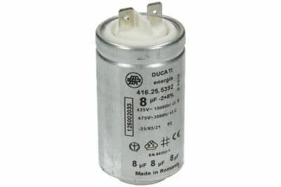🔧 Odrušovací kondenzátor 8μF 1250020334 do sušiček prádla AEG Electrolux Zanussi