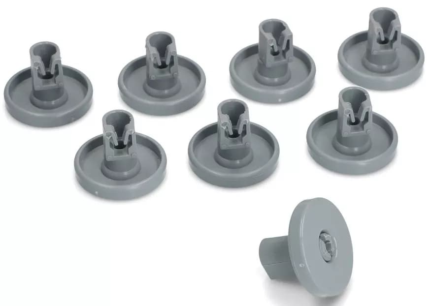 🛒 Sada 8 ks koleček spodního koše – 40 mm do myček nádobí AEG Electrolux Zanussi (50269971003)