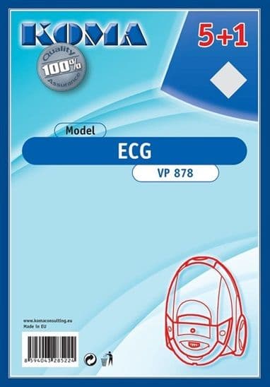 🧹 Sáčky k vysavači Koma EC04S - ECG VP 878 SMS
