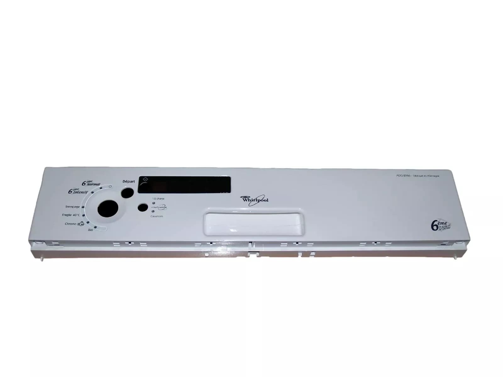 🧩 Panel ovládací (bílá barva) myček nádobí Whirlpool Indesit – 481245371538